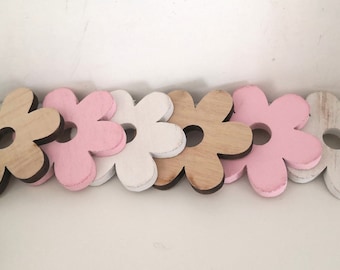 Spring decoration flowers 8 cm wooden table decoration craft supplies