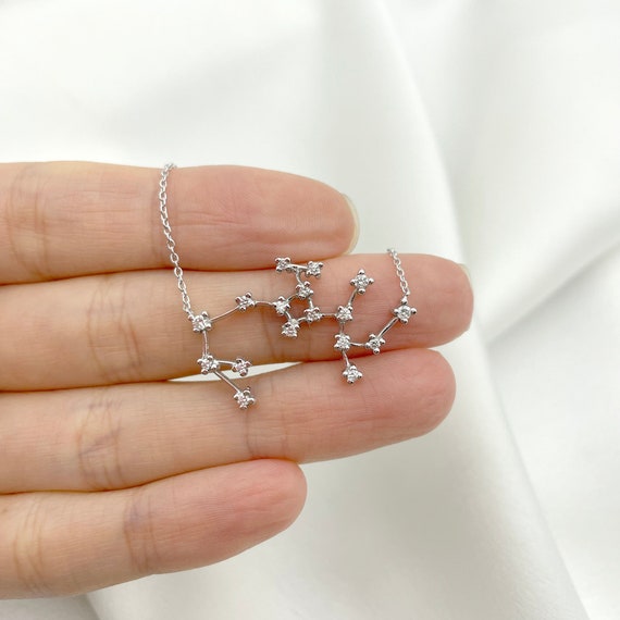 Sagittarius diamond necklace deals