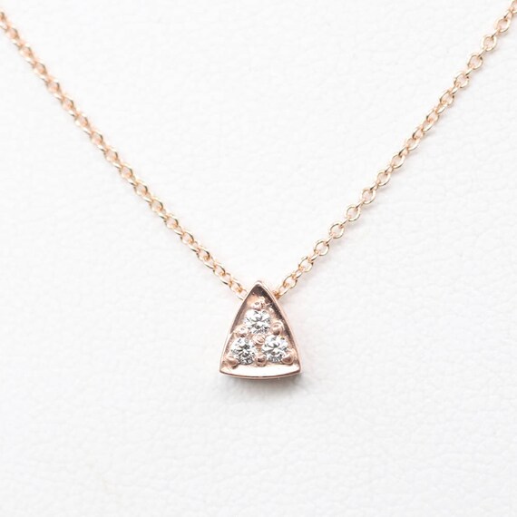 Dainty gold shop diamond necklace