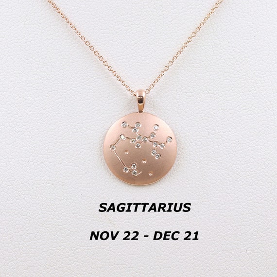 Etsy 2024 sagittarius necklace