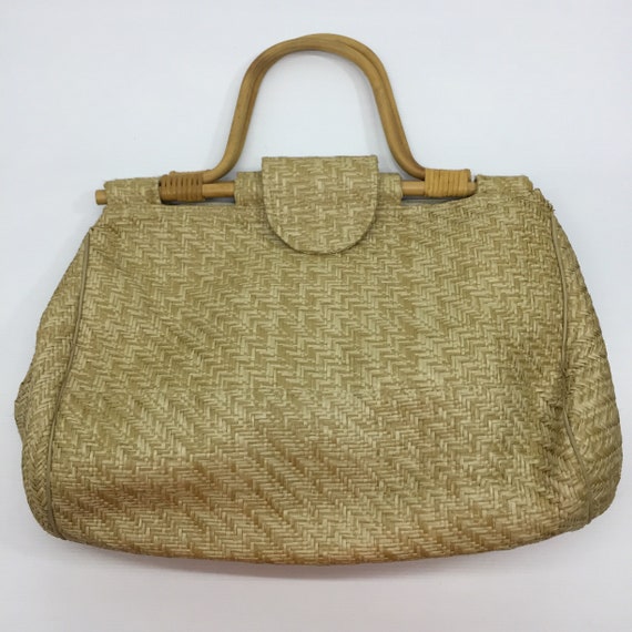 Rattan bag by HATO HASI.. japanese brand.. vintage