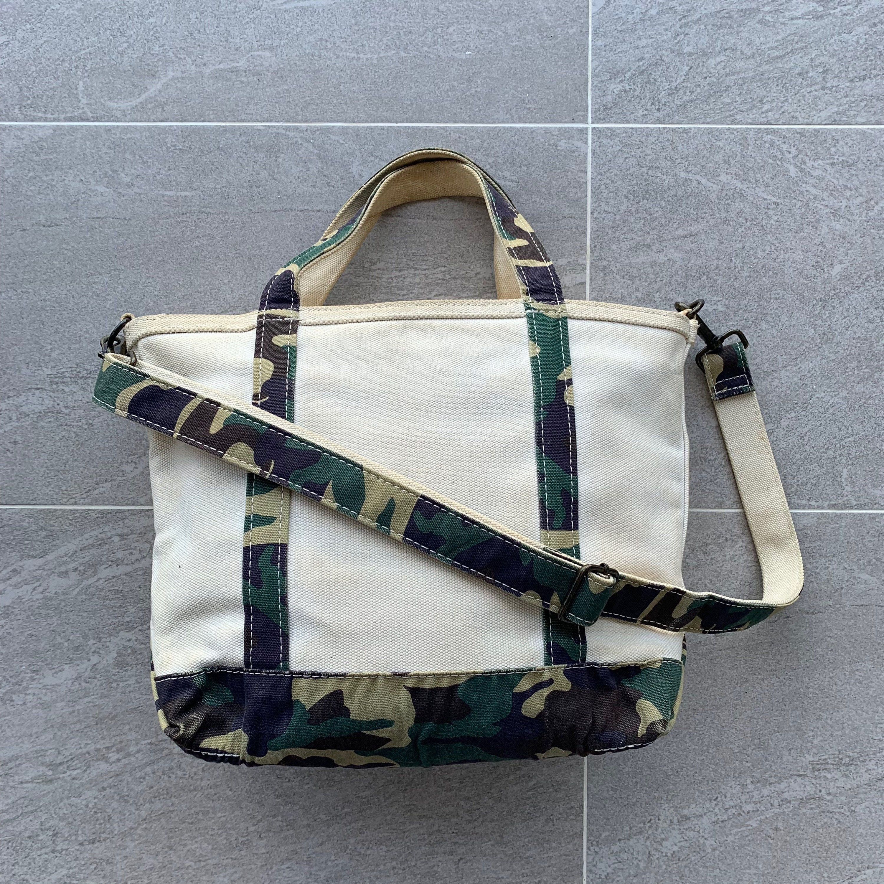 Vintage Camo Duffle Bag Military Surplus Hunting Carry Camouflage –  Camoretro