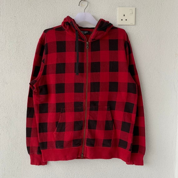 Beams, BEAMS HEART hoodie full zip scottish design.. vintage hoodie. Japanese brand . Size L