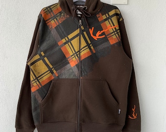 KARL KANI hoodie spell out big logo.. american fashion.. vintage hoodie.. size M