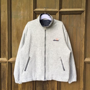 ELLESSE Jacket Spell Out Embroidered Small Logo.. Italian Brand.. Vintage Jacket.. size L