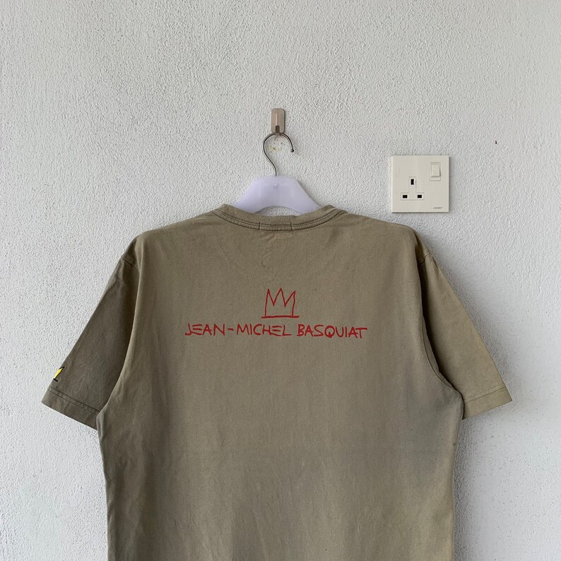 JEAN MICHEL BASQUIAT T Shirt Big Design.. Jersey Joe Walcott.. Size L