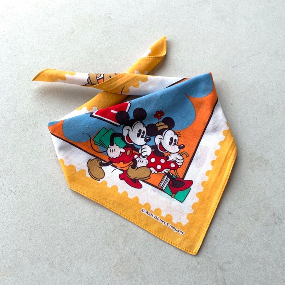 MICKEY MOUSE handkerchief neckerchief bandana.. m… - image 1