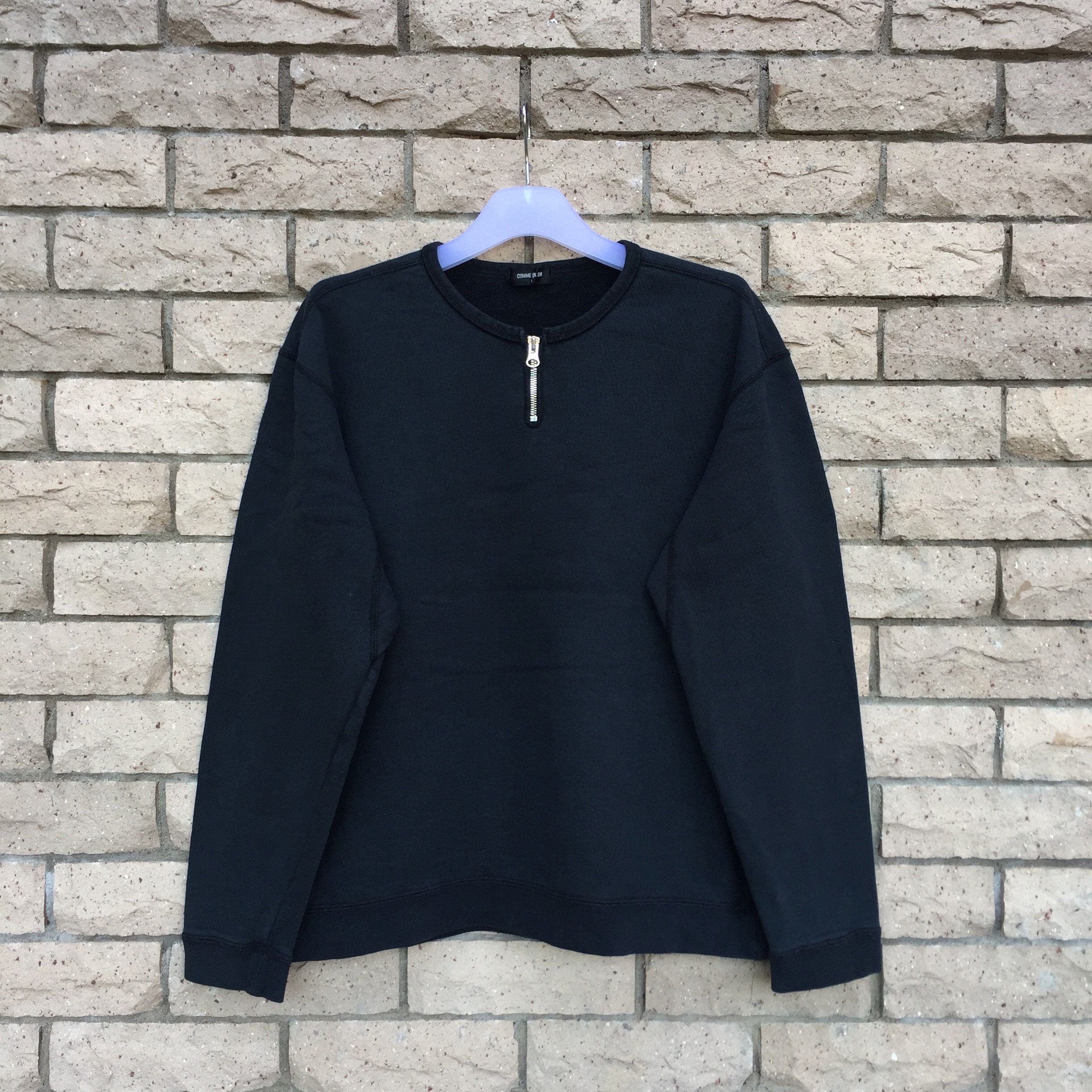 ジャケット・アウター 90s COMME CA ISM zip up sweat riders jkt Vintage Comme Ca Ism Hoodie Jacket Workwear Jacket Button