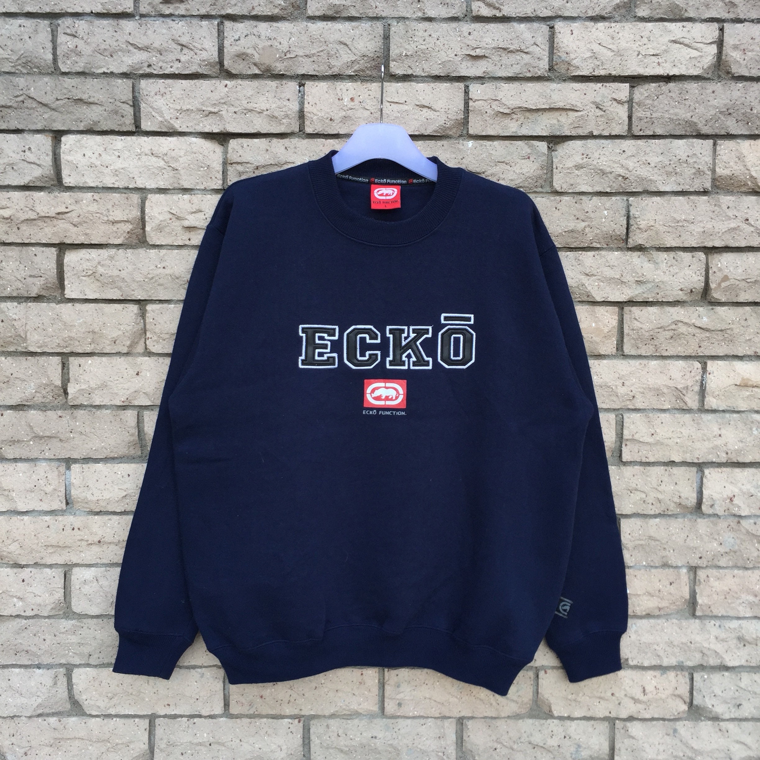 ECKO sweatshirt spell out big logo.. streetwear.. ECKO | Etsy