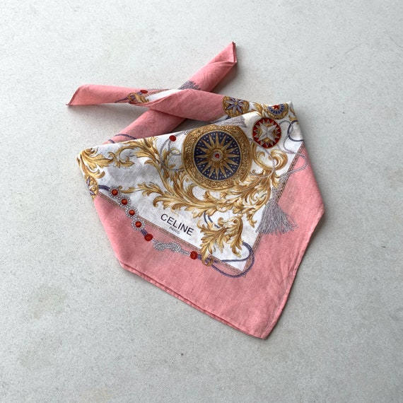 CELINE handkerchief handky neckerchief bandana.. … - image 1