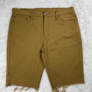 Pantalones cortos Levi's 511 marrones vintage.