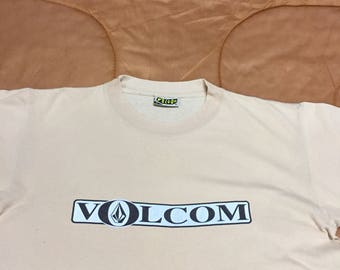 90s VOLCOM ボルコム アートTシャツ L相当 USA 90s VOLCOM