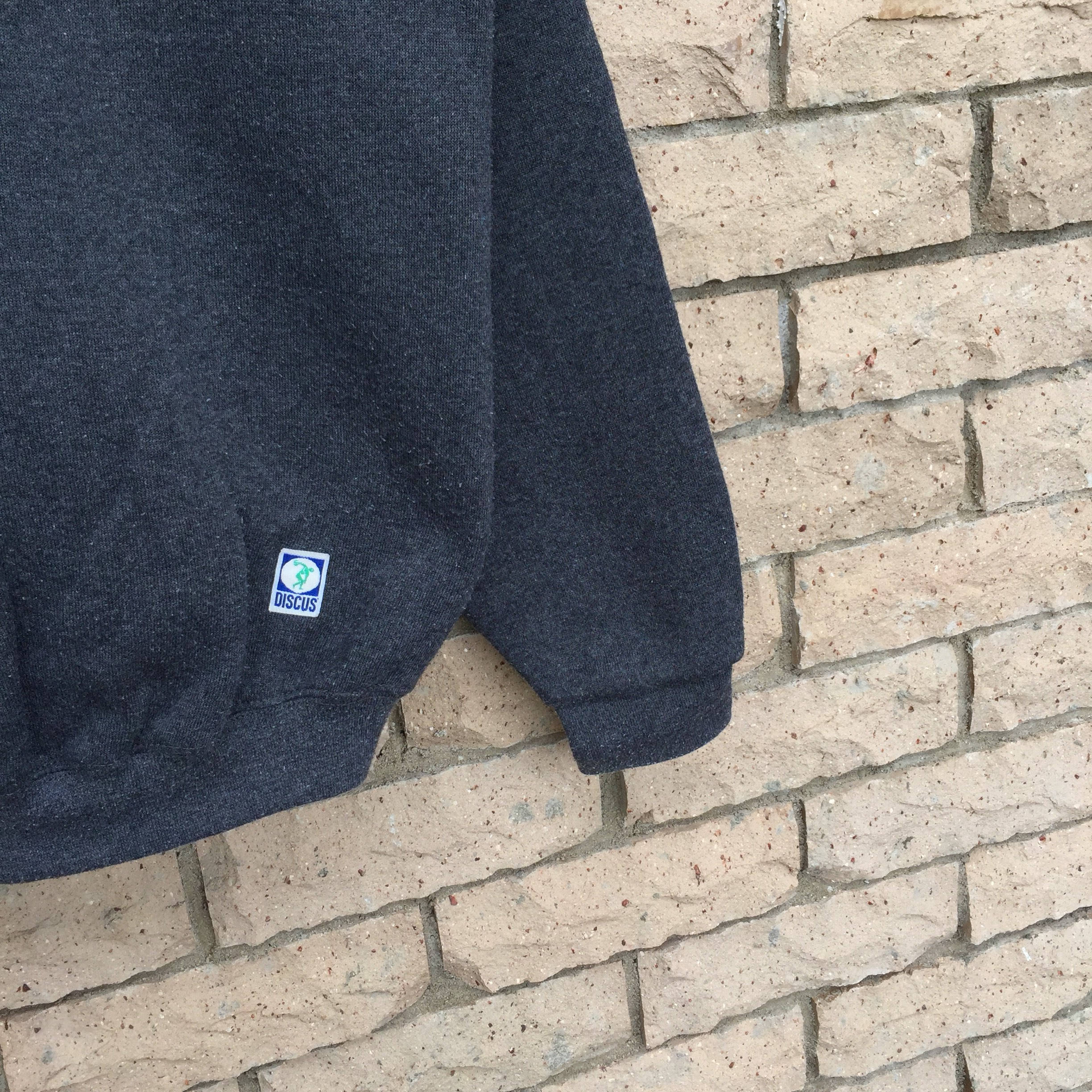 Vintage 90s Discus Athletic Raglan Sweatshirt - Made in USA - Size 