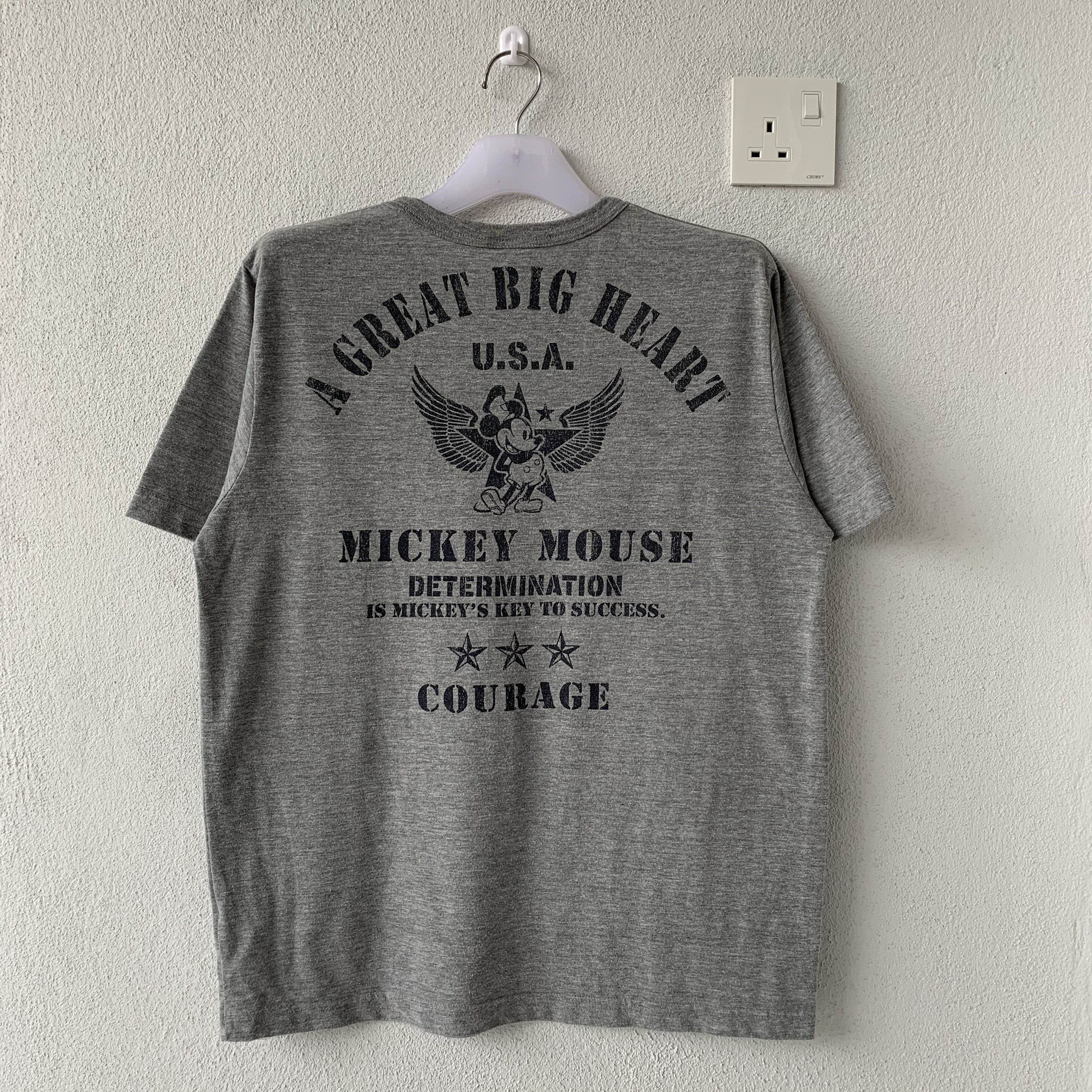 Mickey Mouse T Shirt Spell Out Big Design.. IGNIO X DISNEY