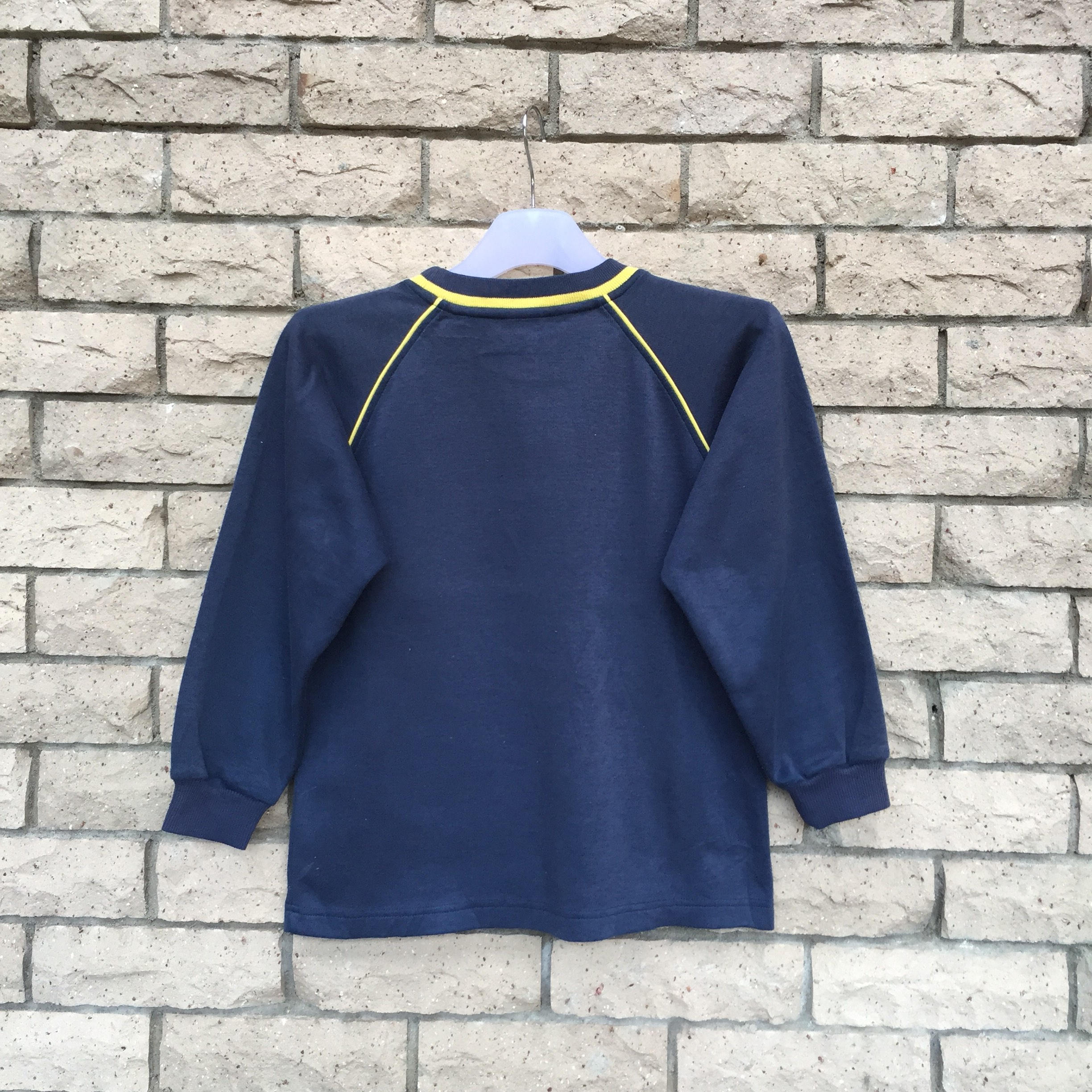 Vintage MIZUNO RUNBIRD Sweatshirt Embroidered Small Logo