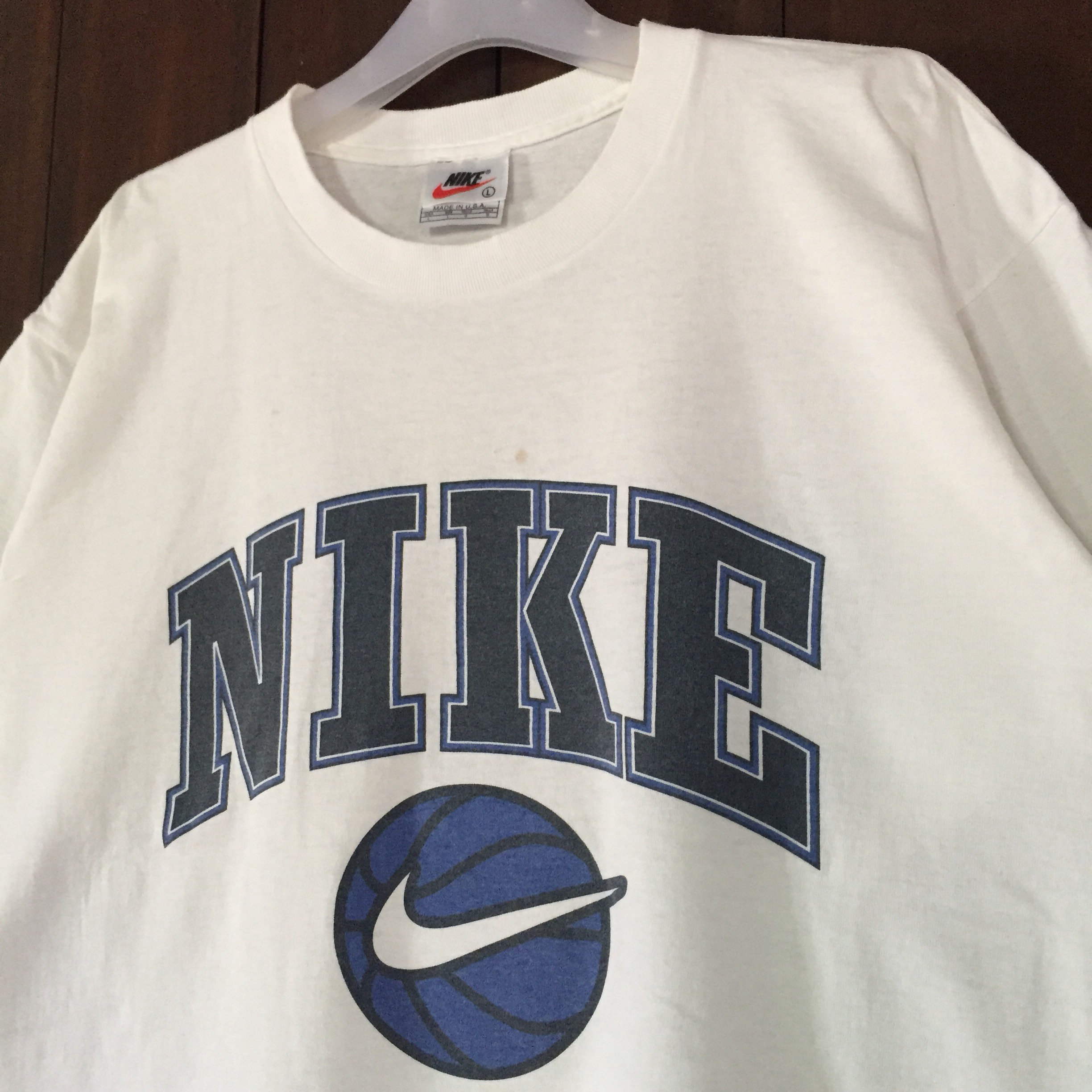 日本人気超絶の Vintage koszulka baseballowa koszulka logo.. dużym z NIKE ウェア