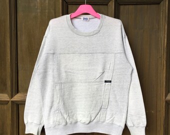 vintage ASICS sweatshirt plain colour.. vintage sweatshirt.. japanese brand.. size L