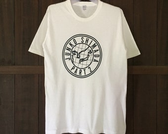 Vintage JUNKO SHIMADA Logo T-Shirt - Japanische Marke Gr. M