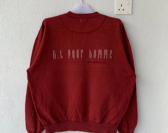 Vintage KT POUR HOME Sweatshirt - Japanese Brand Streetwear - Size L