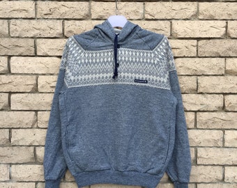 Sudadera con capucha vintage Le Coq Sportif: Sudadera raglán con logo pequeño - Talla S