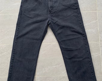 Vintage Levis 569 Jeans 32 X 33 USA Made Stonewash Straight Blue
