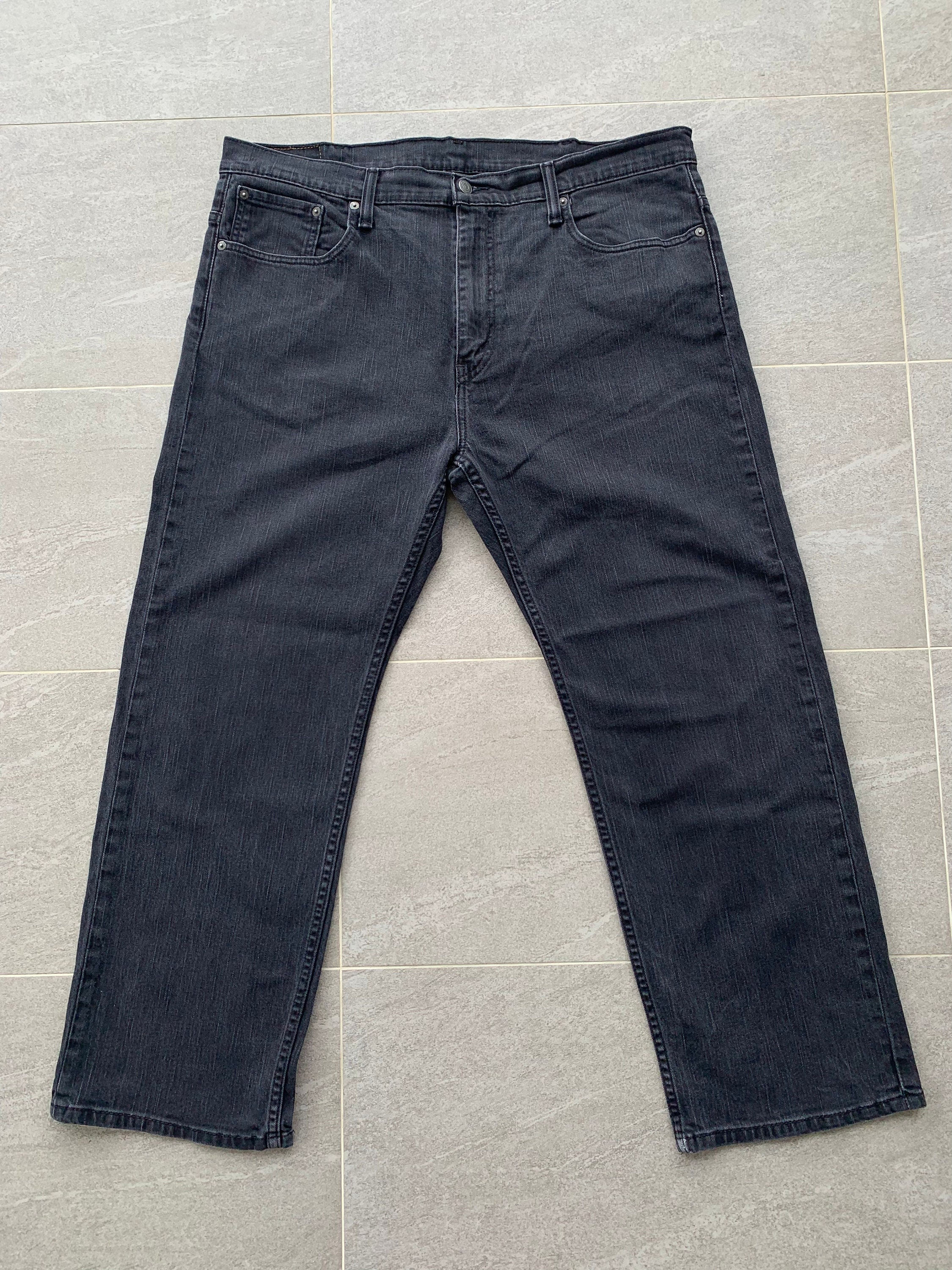 Vintage Levis 569 Faded Black Denim Jeans - Size 38 - Etsy