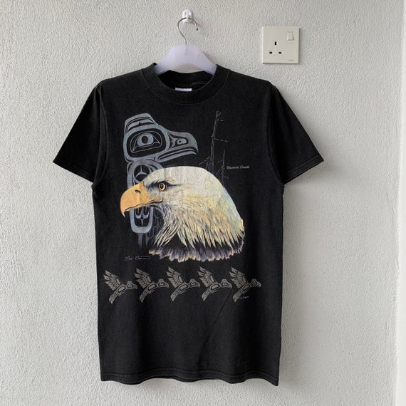 ヴィンテージ スー・コールマン イーグルアート Tシャツ - サイズS
