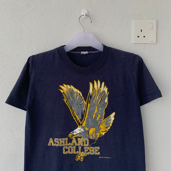 ASHLAND COLLEGE t shirt spell out big logo.. Amer… - image 2