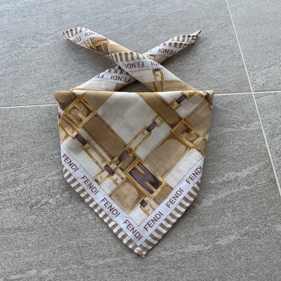 FENDI Handkerchief Bandana Handky.. Italian Designer  display picture 1