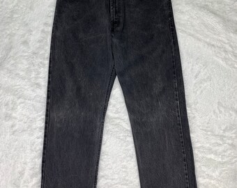 Vintage Levis 505 Faded Black Jeans.. size 34