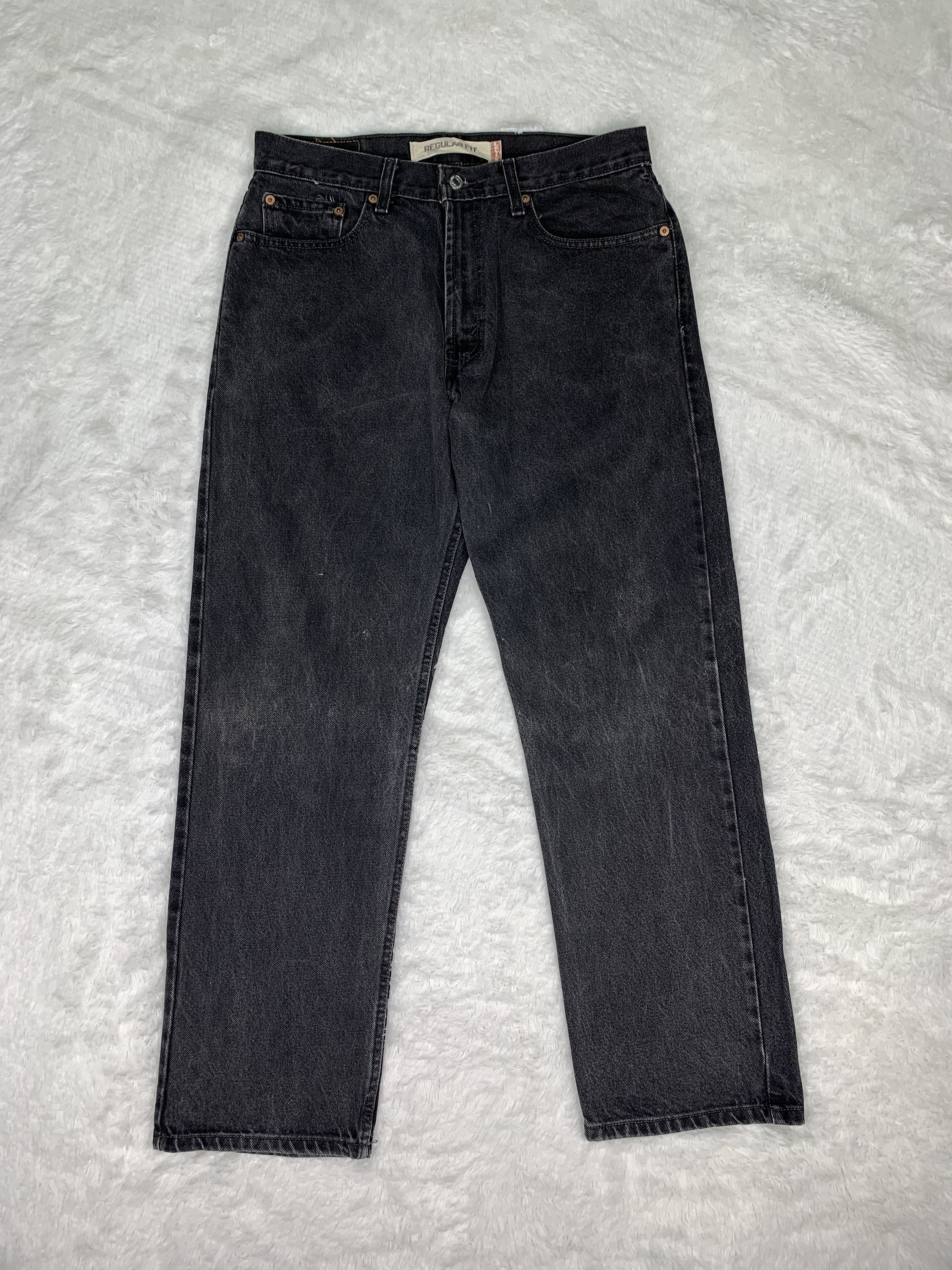 Black Levis 505 - Etsy