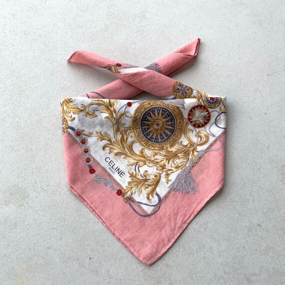 CELINE handkerchief handky neckerchief bandana.. … - image 2