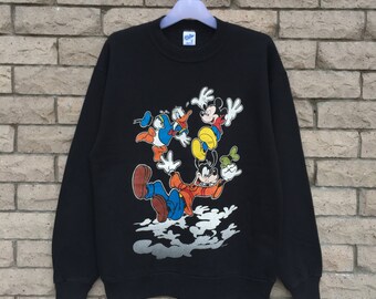 Vintage 90s Mickey Mouse & Friends Velva Sheen Sweatshirt (M)