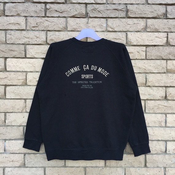 COMME ÇA DU MODE MADE IN ITALY ビンテージ Vintage Comme Ca Du Mode Sweatshirt - Japanese Brand Logo - Size M