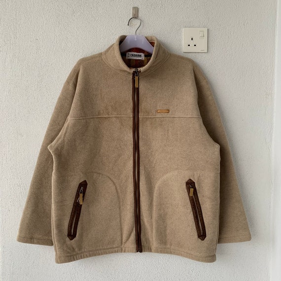 Vintage U.P RENOMA Fleece Turtleneck Jacket (size XL) - Etsy