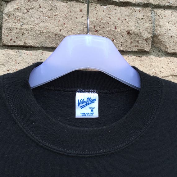 90'S Velva Sheen printed sweatshirt, made in USA, men's size XL equivalent, vintage. cotton white type Vintage Second Hand