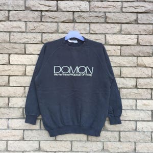 vintage DOMON sweatshirt spellout big logo.. raglan sweatshirt.. vintage sweatshirt..