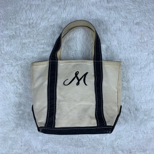 L.L BEAN tote bag.. vintage tote bag.. made in usa