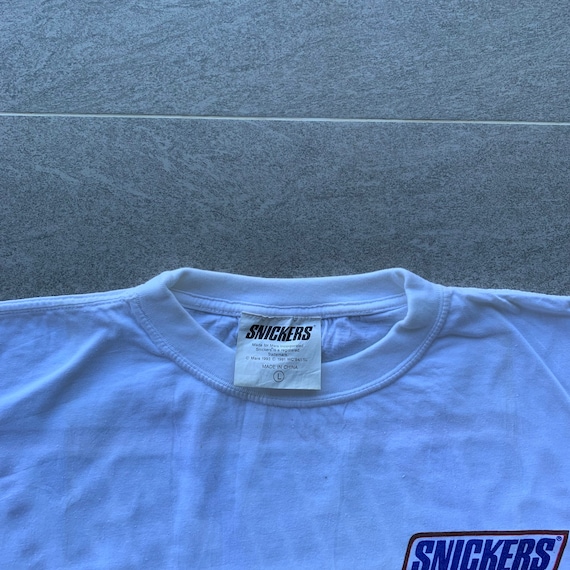 Rare!! SNICKERS x World Cup USA 94 t shirt spell out … - Gem