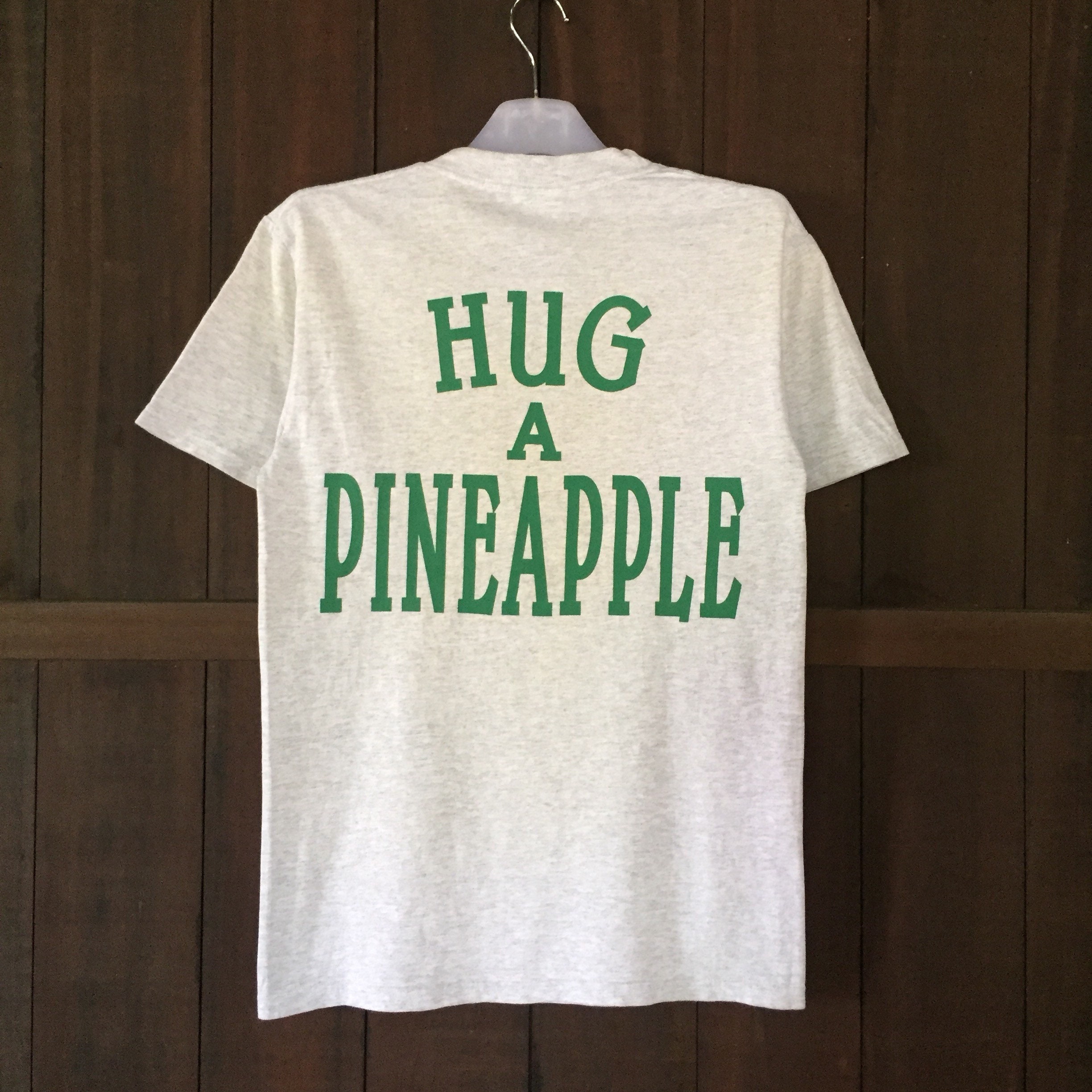 Vintage DOLE T Shirt Spell Out Big Design. HUG A PINEAPPLE. Vintage T Shirt. Made in Usa. Size S Etsy Canada