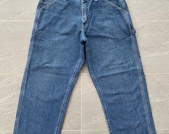 vintage LEE Carpenter faded jeans.. Size 35