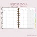 Happy Planner Inserts Printable Monthly Insert 7.25x9 Monthly | Etsy
