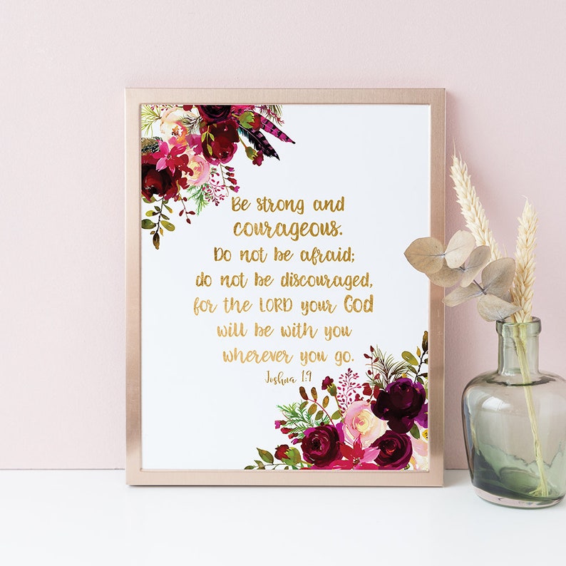 be strong and courageous bible verse be strong and courageous bible verse
