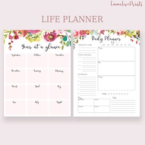 Life Planner Printable Classic Happy Planner Inserts Planner - Etsy