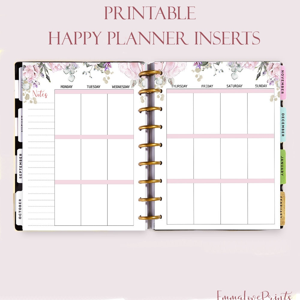 weekly-insert-made-to-fit-happy-planner-printable-inserts-etsy