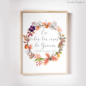 Spanish Print Printable Bible Verse Prints Scripture Prints - Etsy