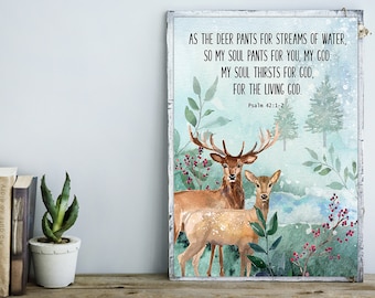 Psalm 42 1 | Etsy
