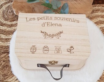 Coffre Souvenir Bebe Etsy