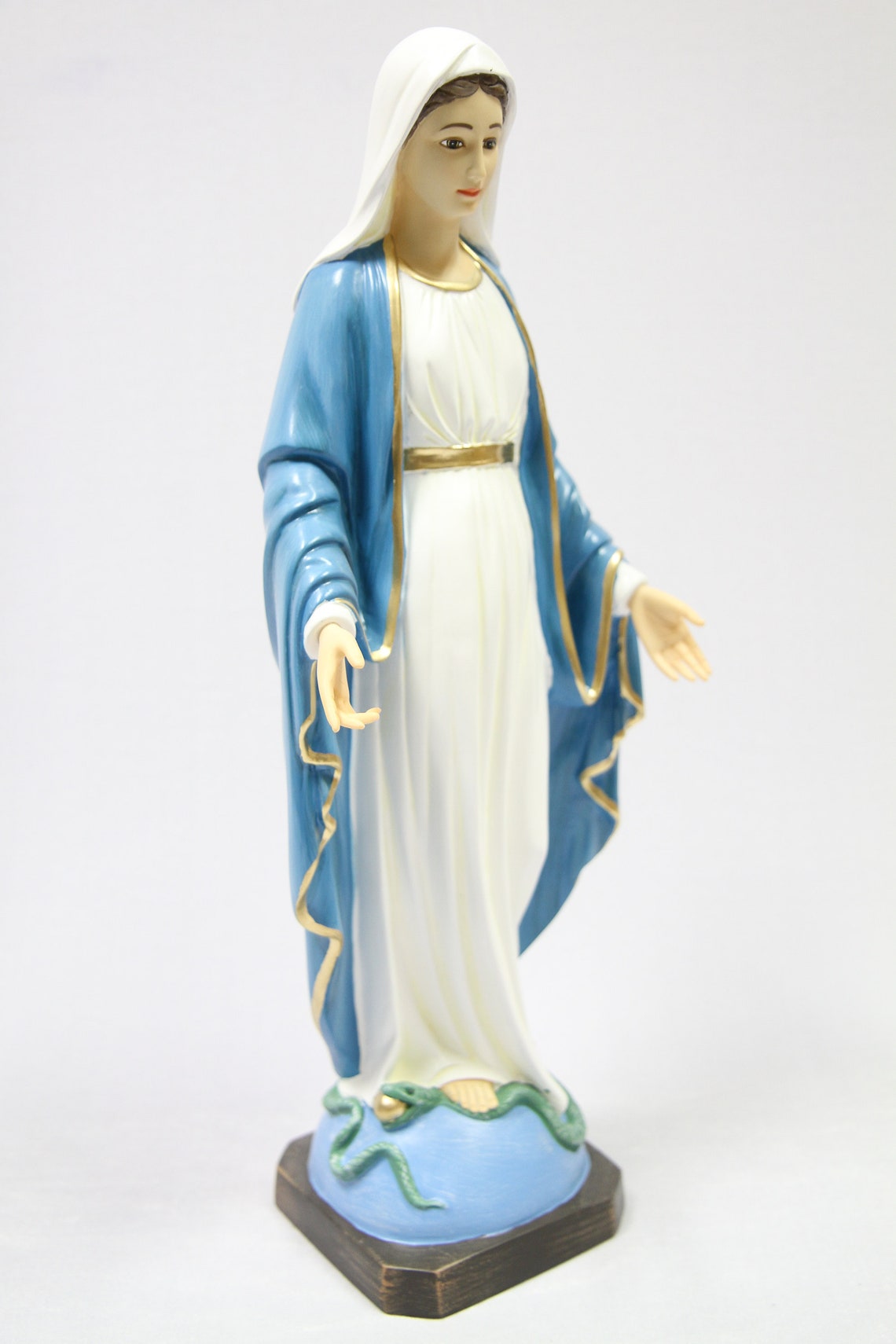 19 Inch Our Lady of Grace Virgin Mary Blessed Mother - Etsy