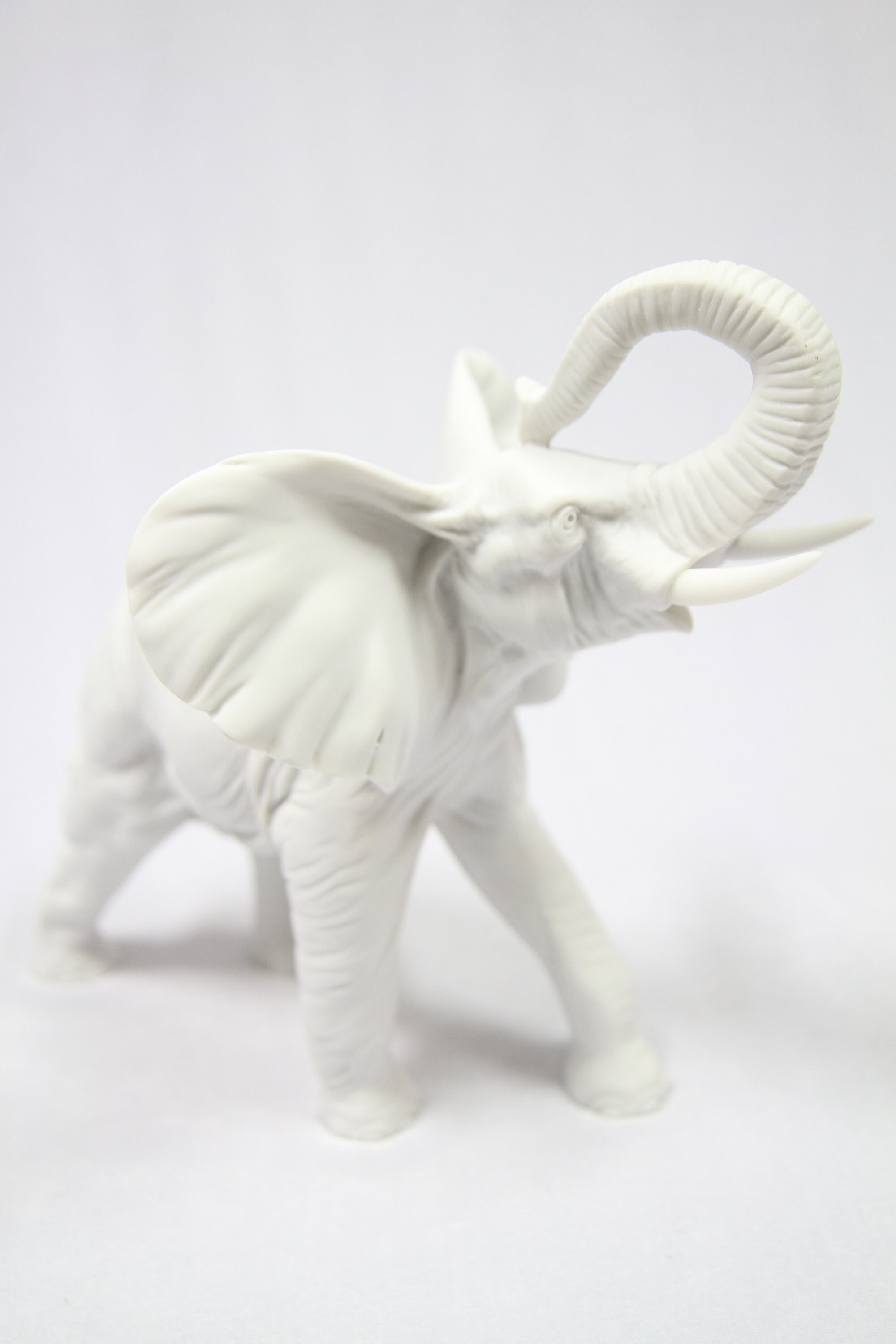 8 Lucky Elegant Elephant With the Trunk up Statue Figure Etsy